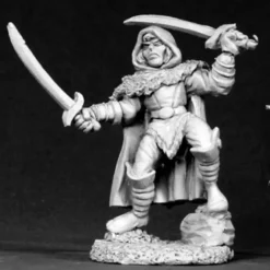 Tabletop Miniatures>Reaper Miniatures Half Elf Thief #02618 Dark Heaven Legends Unpainted Metal - Your Source for Gaming Essentials
