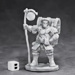 Tabletop Miniatures>Reaper Miniatures Half Orc Merchant #77458 Bones Unpainted Plastic Figure Mini - Your Source for Gaming Essentials