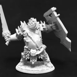 Tabletop Miniatures>Reaper Miniatures Half-Ogre Fighter #03761 Dark Heaven Legends Unpainted Figure - Your Source for Gaming Essentials