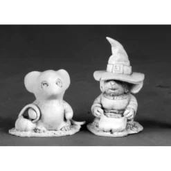 Tabletop Miniatures>Reaper Miniatures Halloween Mouslings (2 Pieces) #03535 Unpainted Metal Mini - Your Source for Gaming Essentials