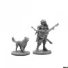 Tabletop Miniatures>Reaper Miniatures Isobael The Bard and Rufus #44114 Unpainted Plastic Figure - Your Source for Gaming Essentials