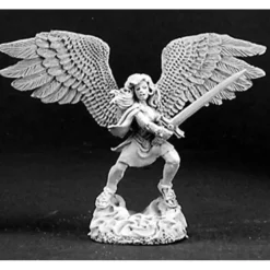 Tabletop Miniatures>Reaper Miniatures Ithuriel, Female Angel #03143 Dark Heaven Unpainted Metal - Your Source for Gaming Essentials