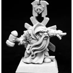 Tabletop Miniatures>Reaper Miniatures Ivar, Dwarf Priest 14039 Dwarves Unpainted RPG D&D Mini Figure - Your Source for Gaming Essentials