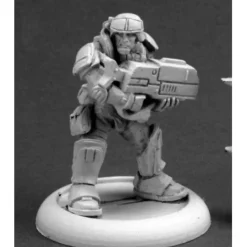 Tabletop Miniatures>Reaper Miniatures Jazz Jenkins, IMEF Marine #50254 Chronoscope RPG Mini Figure - Your Source for Gaming Essentials