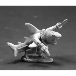 Reaper Miniatures Karkarion Shark Warrior #03617 Dark Heaven Unpainted Metal - Your Source for Gaming Essentials Outlet