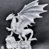 Tabletop Miniatures>Reaper Miniatures Kyphrixis, The Copper Dragon#77565 Bones Unpainted Plastic - Your Source for Gaming Essentials