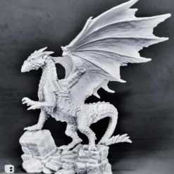 Tabletop Miniatures>Reaper Miniatures Kyphrixis, The Copper Dragon#77565 Bones Unpainted Plastic - Your Source for Gaming Essentials