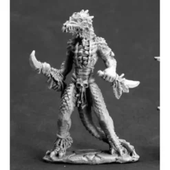 Tabletop Miniatures>Reaper Miniatures Lizardman Shaman #03607 Dark Heaven Legends Unpainted Metal - Your Source for Gaming Essentials