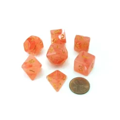 Dice>Reaper Miniatures Lucky Pizza Dungeon Dice - Gem Red - Your Source for Gaming Essentials