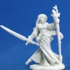 Tabletop Miniatures>Reaper Miniatures Lysette, Elf Wizard #77076 Bones Unpainted Plastic Mini Figure - Your Source for Gaming Essentials