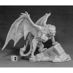 Tabletop Miniatures>Reaper Miniatures Manticore #77577 Bones Unpainted Plastic RPG D&D Mini Figure - Your Source for Gaming Essentials