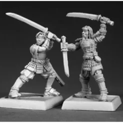 Tabletop Miniatures>Reaper Miniatures Mercenary Okuran Ronin (9) #06193 Warlord Army Pack Unpainted - Your Source for Gaming Essentials