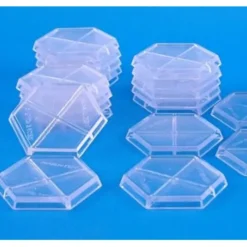Tabletop Miniatures-Reaper Miniatures 30mm Clear Plastic Hex Bases (20) #72312 CAV Strike Operations - Your Source for Gaming Essentials