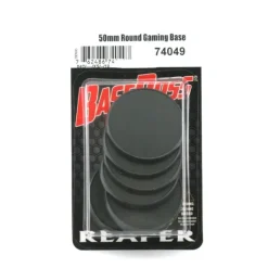 Tabletop Miniatures-Reaper Miniatures 50mm Round Gaming Base (10) #74049 Accessory - Your Source for Gaming Essentials