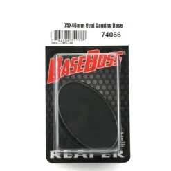 Tabletop Miniatures-Reaper Miniatures 75mm x 46mm Oval Gaming Base (10) #74066 Accessory - Your Source for Gaming Essentials