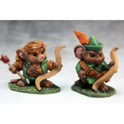 Tabletop Miniatures>Reaper Miniatures Mousling Ranger & Yeoman #03743 Dark Heaven Legends Unpainted - Your Source for Gaming Essentials