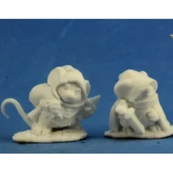 Tabletop Miniatures>Reaper Miniatures Mousling Thief and Assassin #77287 Bones Unpainted Figure - Your Source for Gaming Essentials