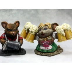 Tabletop Miniatures>Reaper Miniatures Mousling Bartender & Wench 03633 Dark Heaven Unpainted Metal - Your Source for Gaming Essentials