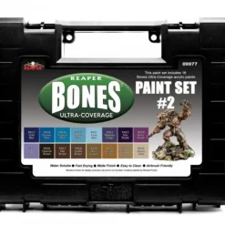 Tabletop Miniatures>Reaper Miniatures MSP Bones Ultra-Coverage Paint Set #2 - 16 Bottles - Your Source for Gaming Essentials
