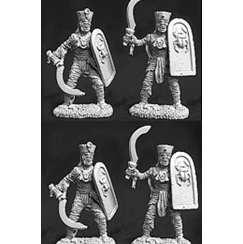 Reaper Miniatures Mummy Tomb Guardians 4 Pieces #06059 Dark Heaven Legends Army - Your Source for Gaming Essentials Hot
