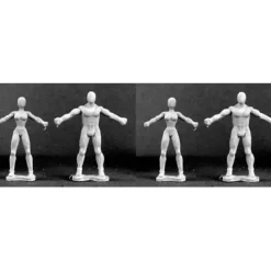 Tabletop Miniatures>Reaper Miniatures Non-Heroic Dollies (4) #75008 Sculpting Accessories Figure - Your Source for Gaming Essentials