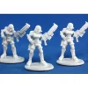 Tabletop Miniatures>Reaper Miniatures Nova Corp:Female (3) #80013 Bones Unpainted Plastic Figure - Your Source for Gaming Essentials