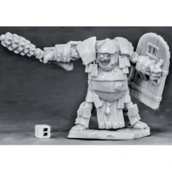 Tabletop Miniatures>Reaper Miniatures Ogre Chieftain#77566 Bones Unpainted Plastic RPG Mini Figure - Your Source for Gaming Essentials