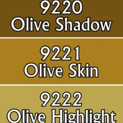 Tabletop Miniatures>Reaper Miniatures Olive Skintones #09774 Master Series Triads 3 Pack .5oz Paint - Your Source for Gaming Essentials
