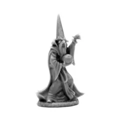 Tabletop Miniatures>Reaper Miniatures Oman Ruul, Wizard #77662 Bones Unpainted Plastic Figure - Your Source for Gaming Essentials