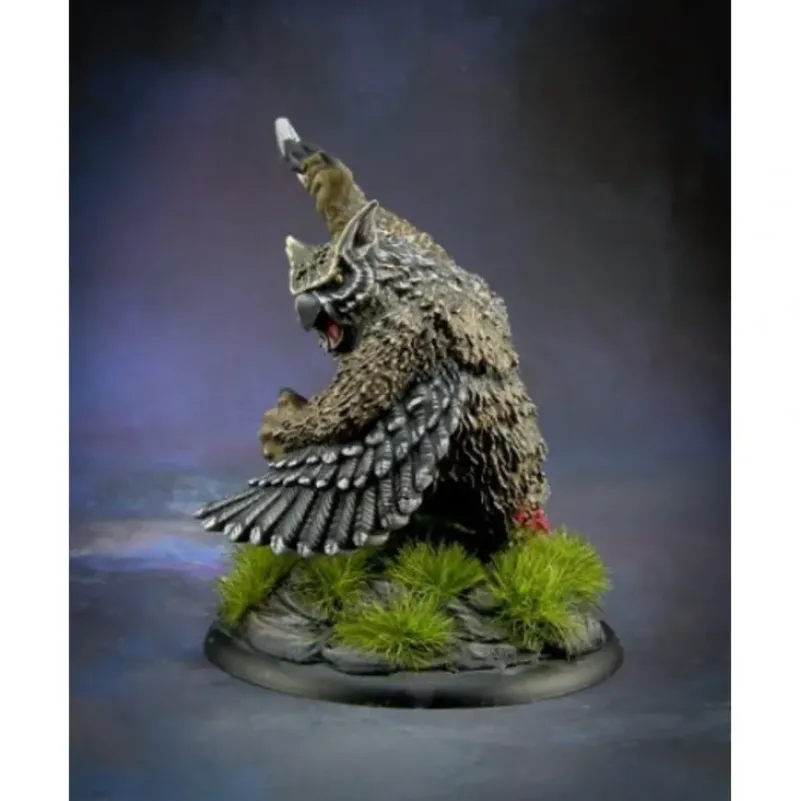 Reaper Miniatures Owlbear #44001 Bones Black Plastic D&D RPG Mini Figure - Your Source for Gaming Essentials Outlet