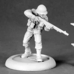 Tabletop Miniatures>Reaper Miniatures Pfc. Bob Hanks #50337 Chronoscope D&D Unpainted Metal Figure - Your Source for Gaming Essentials