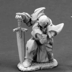 Tabletop Miniatures>Reaper Miniatures Praying Paladin #03600 Dark Heaven Legends Unpainted Metal - Your Source for Gaming Essentials
