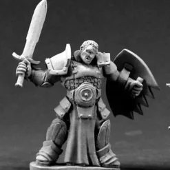 Tabletop Miniatures>Reaper Miniatures Quinn Nolan, Heroic Warrior 03348 Dark Heaven Unpainted Metal - Your Source for Gaming Essentials