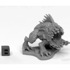 Tabletop Miniatures>Reaper Miniatures Razormouth #44026 Bones Black Plastic Unpainted Mini Figure - Your Source for Gaming Essentials