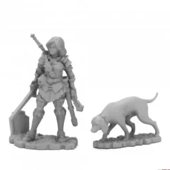 Tabletop Miniatures>Reaper Miniatures ReaperCon Iconic Duskwarden & Hound #03970 Dark Heaven Metal - Your Source for Gaming Essentials