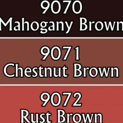 Tabletop Miniatures>Reaper Miniatures Red-Brown #09724 Master Series Triads 3 Pack .5oz Paint - Your Source for Gaming Essentials