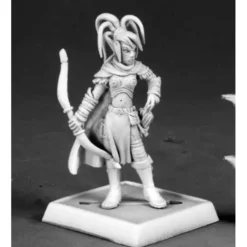 Tabletop Miniatures>Reaper Miniatures Shalelu, Elf Ranger 60042 Pathfinder Miniatures Unpainted Mini - Your Source for Gaming Essentials