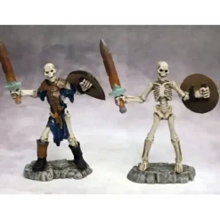 Tabletop Miniatures>Reaper Miniatures Skeleton Swordsmen #03756 Dark Heaven Legends Unpainted Figure - Your Source for Gaming Essentials