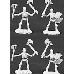 Tabletop Miniatures>Reaper Miniatures Skeletons with Axes 4 Pieces #06005 Dark Heaven Legends Army - Your Source for Gaming Essentials