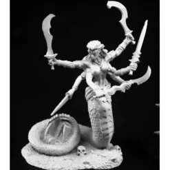 Tabletop Miniatures>Reaper Miniatures Snake Demon #03766 Dark Heaven Legends Unpainted Metal Figure - Your Source for Gaming Essentials