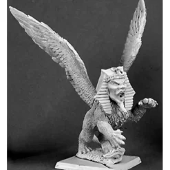 Tabletop Miniatures>Reaper Miniatures Sphinx, Nefsokar Monster #14256 Nefsokar Unpainted D&D Mini - Your Source for Gaming Essentials