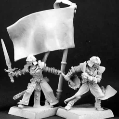 Tabletop Miniatures>Reaper Miniatures Standard & Musician, Overlords #14310 Overlords Unpainted Mini - Your Source for Gaming Essentials