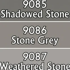 Tabletop Miniatures>Reaper Miniatures Stone Colors #09729 Master Series Triads 3 Pack .5oz Paint - Your Source for Gaming Essentials