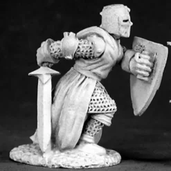 Tabletop Miniatures>Reaper Miniatures Templar Knight #02513 Dark Heaven Legends Unpainted Metal - Your Source for Gaming Essentials
