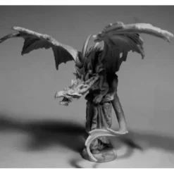Tabletop Miniatures>Reaper Miniatures Temple Dragon#77503 Bones RPG D&D Mini Figure - Your Source for Gaming Essentials