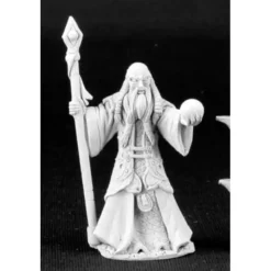 Tabletop Miniatures>Reaper Miniatures Thaddeus Graytower, Wizard #03510 Dark Heaven Unpainted Metal - Your Source for Gaming Essentials