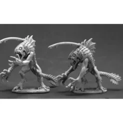 Tabletop Miniatures>Reaper Miniatures Tiik Warriors (2 Pieces) #03616 Dark Heaven Unpainted Metal - Your Source for Gaming Essentials