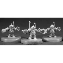 Tabletop Miniatures>Reaper Miniatures Tool Bots (3) #50015 Chronoscope Metal D&D RPG Mini Figure - Your Source for Gaming Essentials