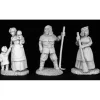 Tabletop Miniatures>Reaper Miniatures Townsfolk V (3 Pieces) #02825 Dark Heaven Unpainted Metal - Your Source for Gaming Essentials
