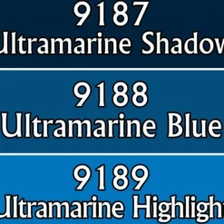 Tabletop Miniatures>Reaper Miniatures Ultramarine Blues 09763 Master Series Triads 3 Pack .5oz Paint - Your Source for Gaming Essentials
